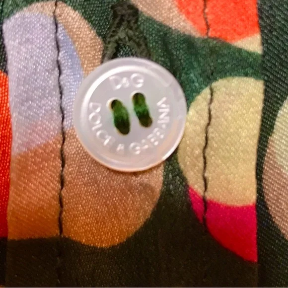 Vintage Dolce & Gabbana Fitted Silk Blouse - Picture 9 of 13